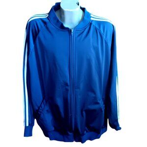 5XL True Vintage Track Jacket Pacer Sportswear Blue Zip-Up Stripes 1980s OG